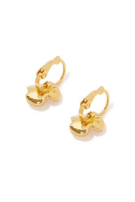 Disco Pansy Leverback Earring